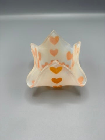 Heart Tactile Tealight Holder