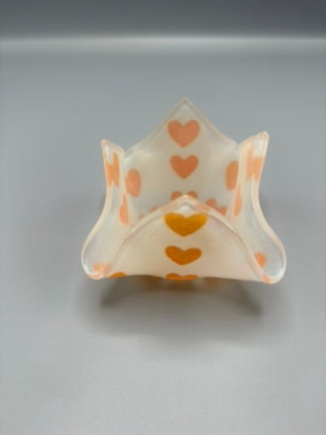 Heart Tactile Tealight Holder