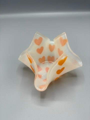 Heart Tactile Tealight Holder
