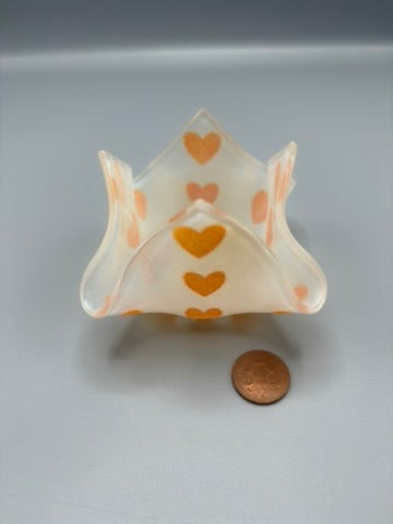 Heart Tactile Tealight Holder