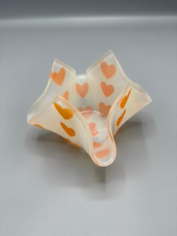 Heart Tactile Tealight Holder