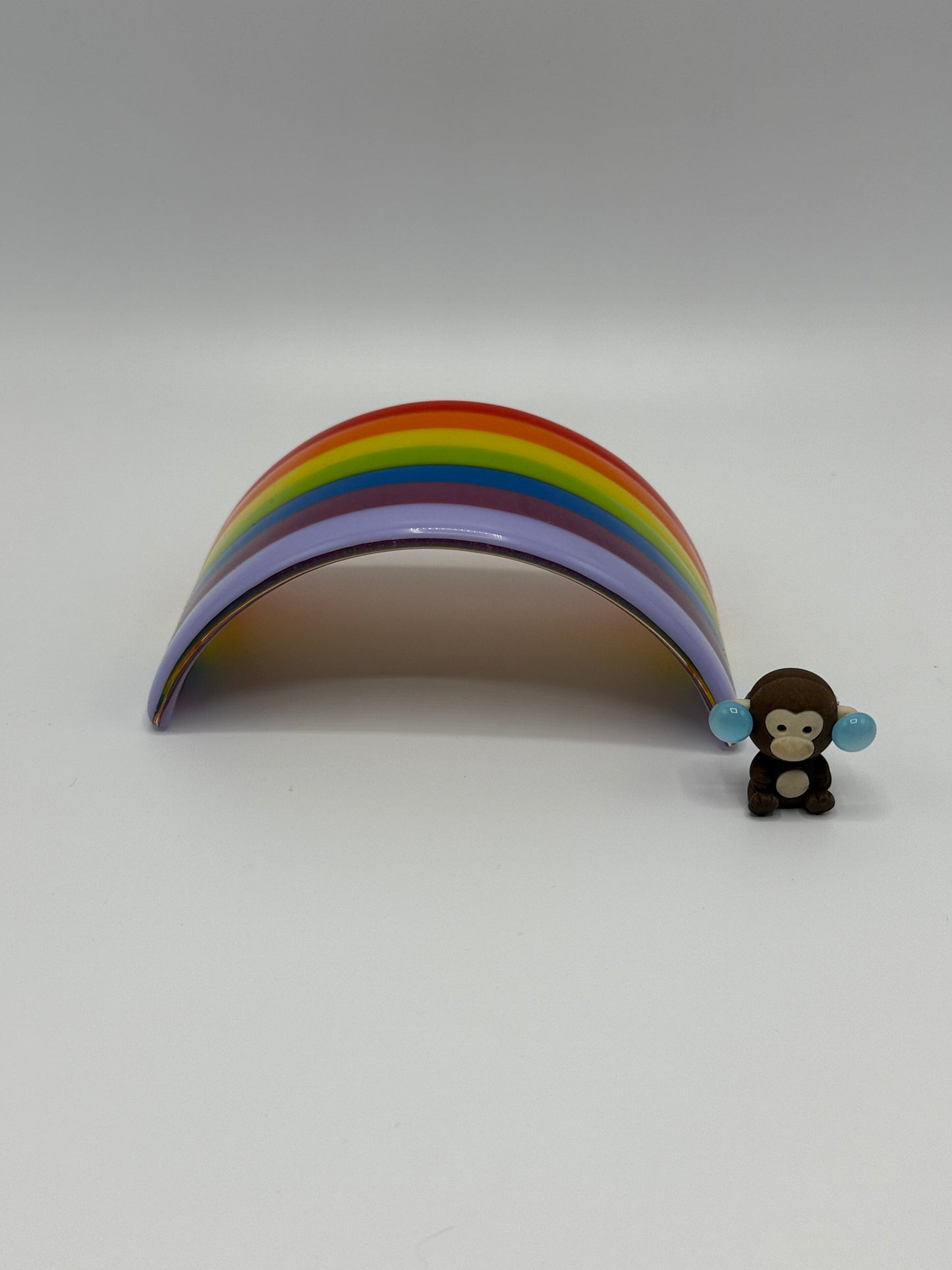 Rainbow Curve  Solid Colours of the rainbow  Fused Glass