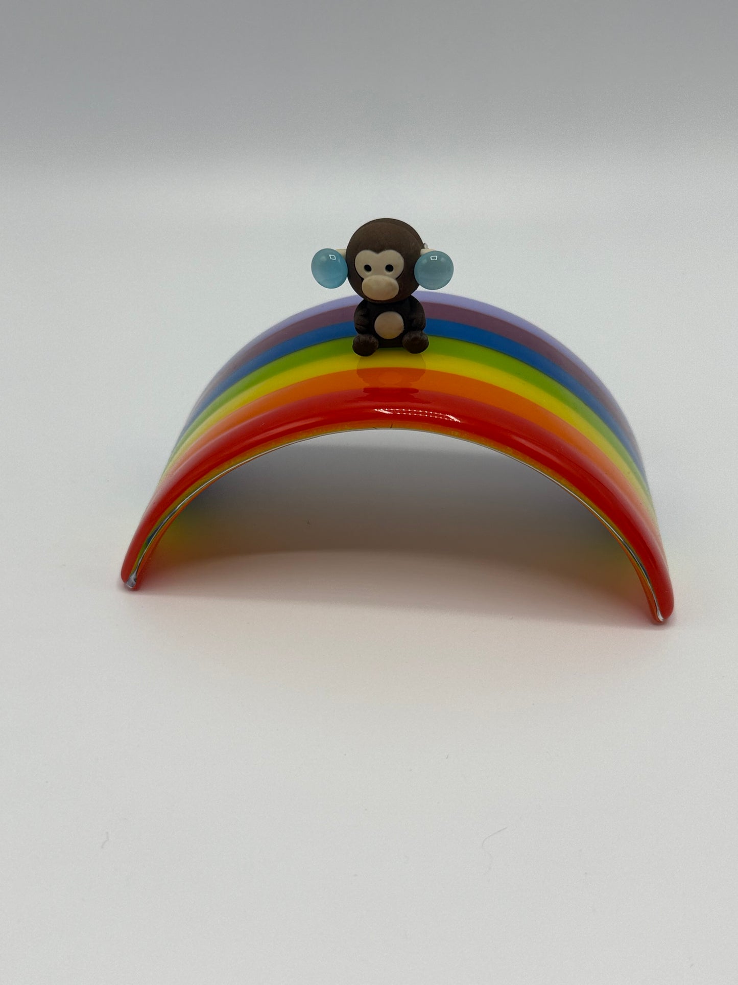 Rainbow Curve  Solid Colours of the rainbow  Fused Glass